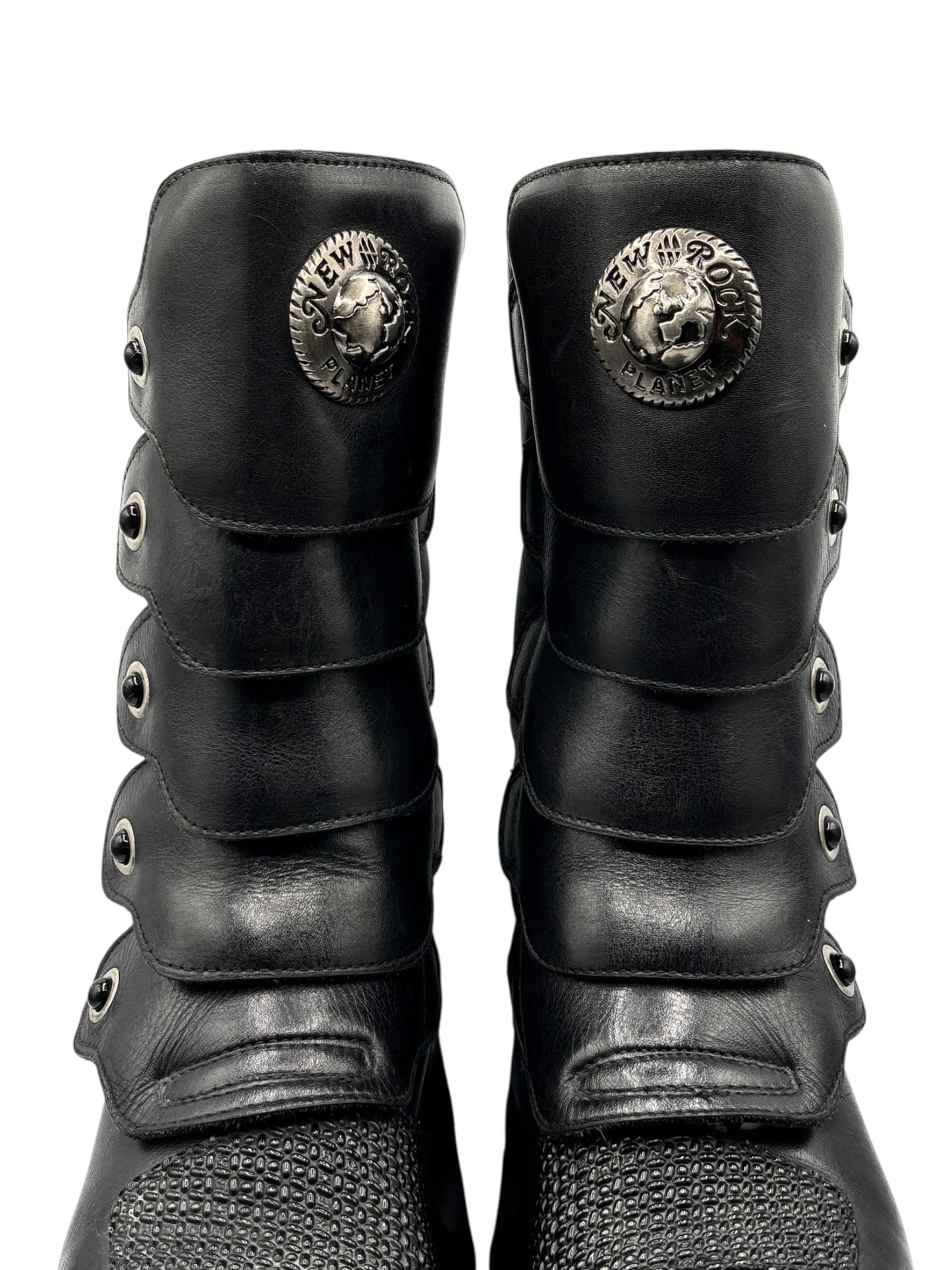 Vintage 90s New Rock armoured neptuno platform boots