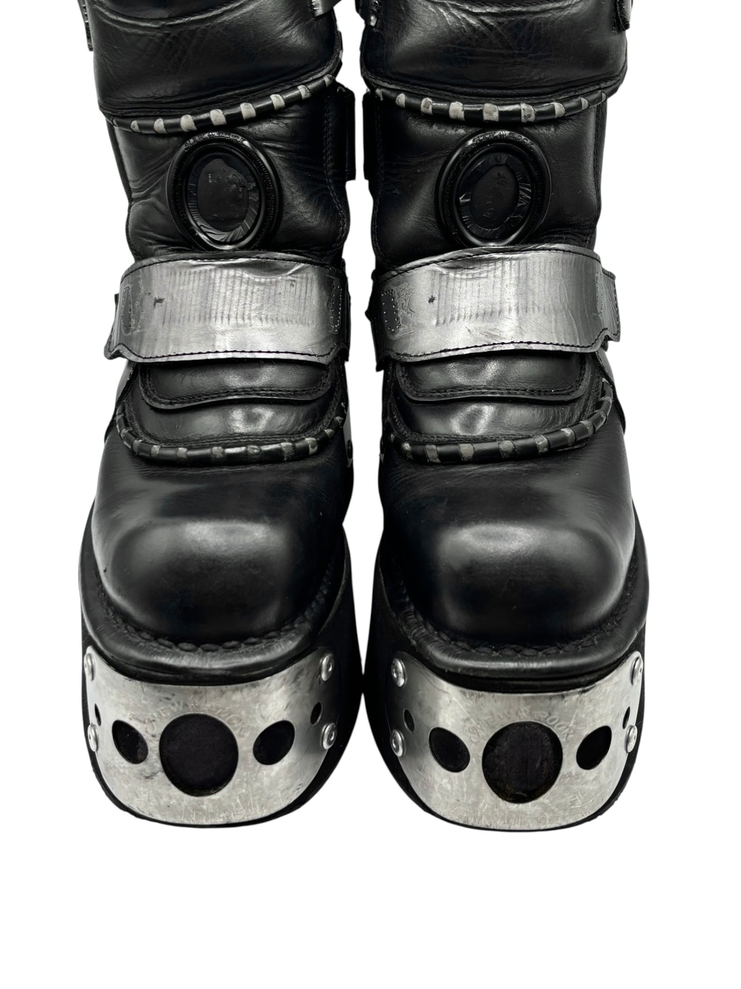 Extremely rare vintage 90s New Rock neptuno platform boots