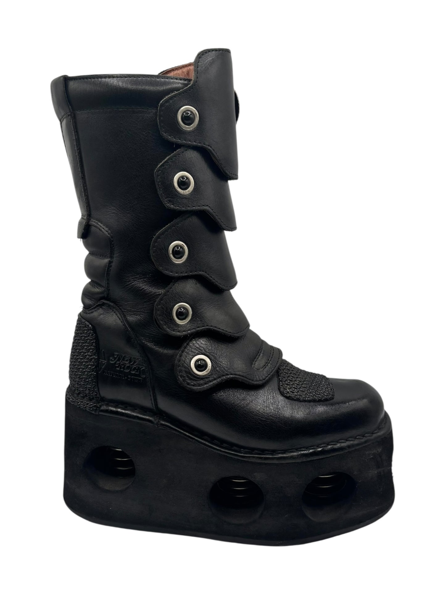 Vintage 90s New Rock armoured neptuno platform boots