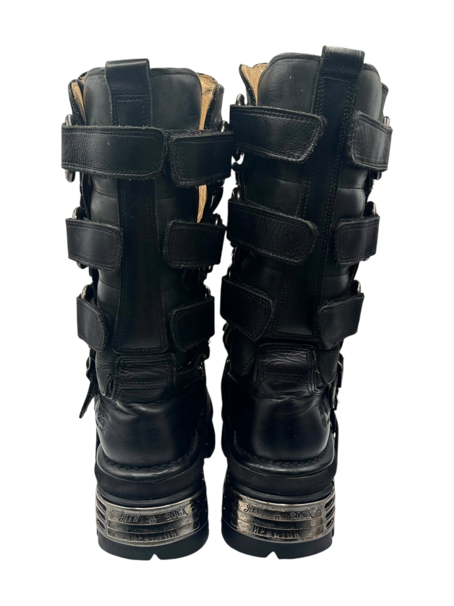 Rare vintage New Rock reactor leather boots