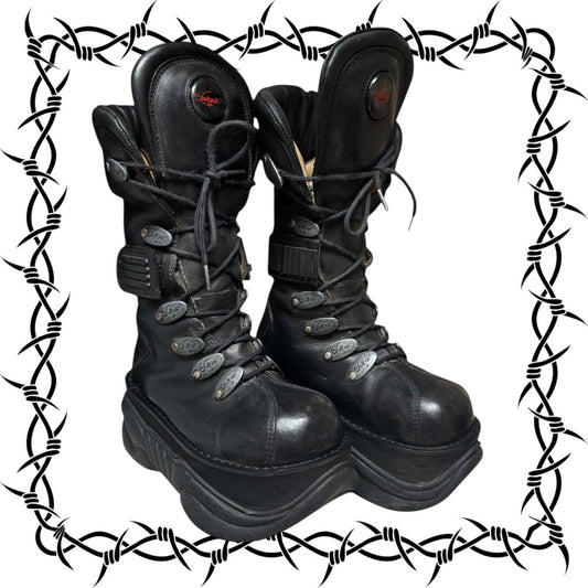 Vintage 90s Swear London alternative platform boots