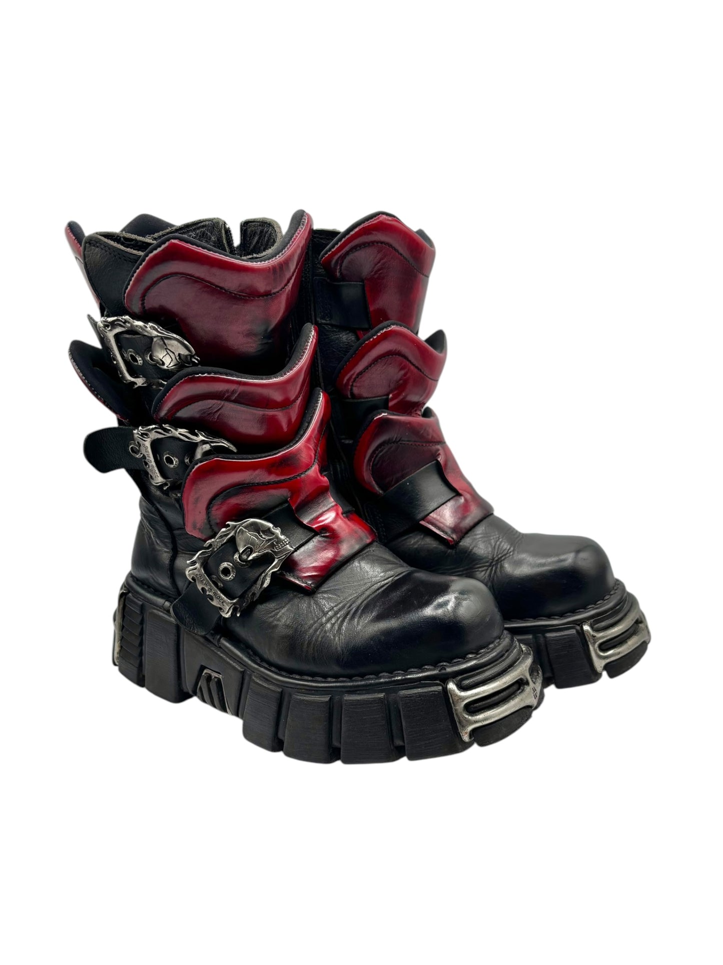 SUPER RARE vintage New Rock red dragon boots