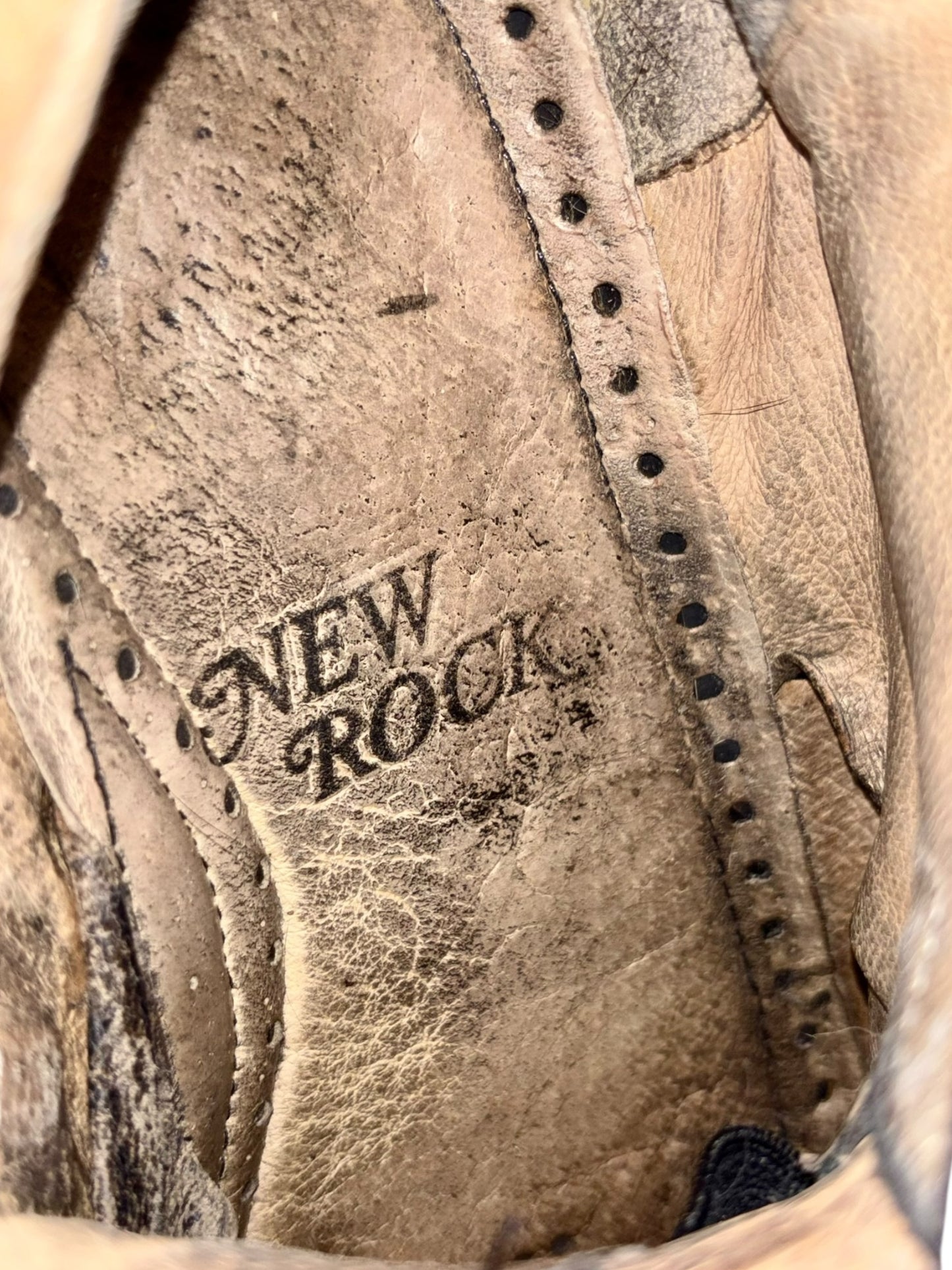 RARE vintage New Rock trailer platform boots