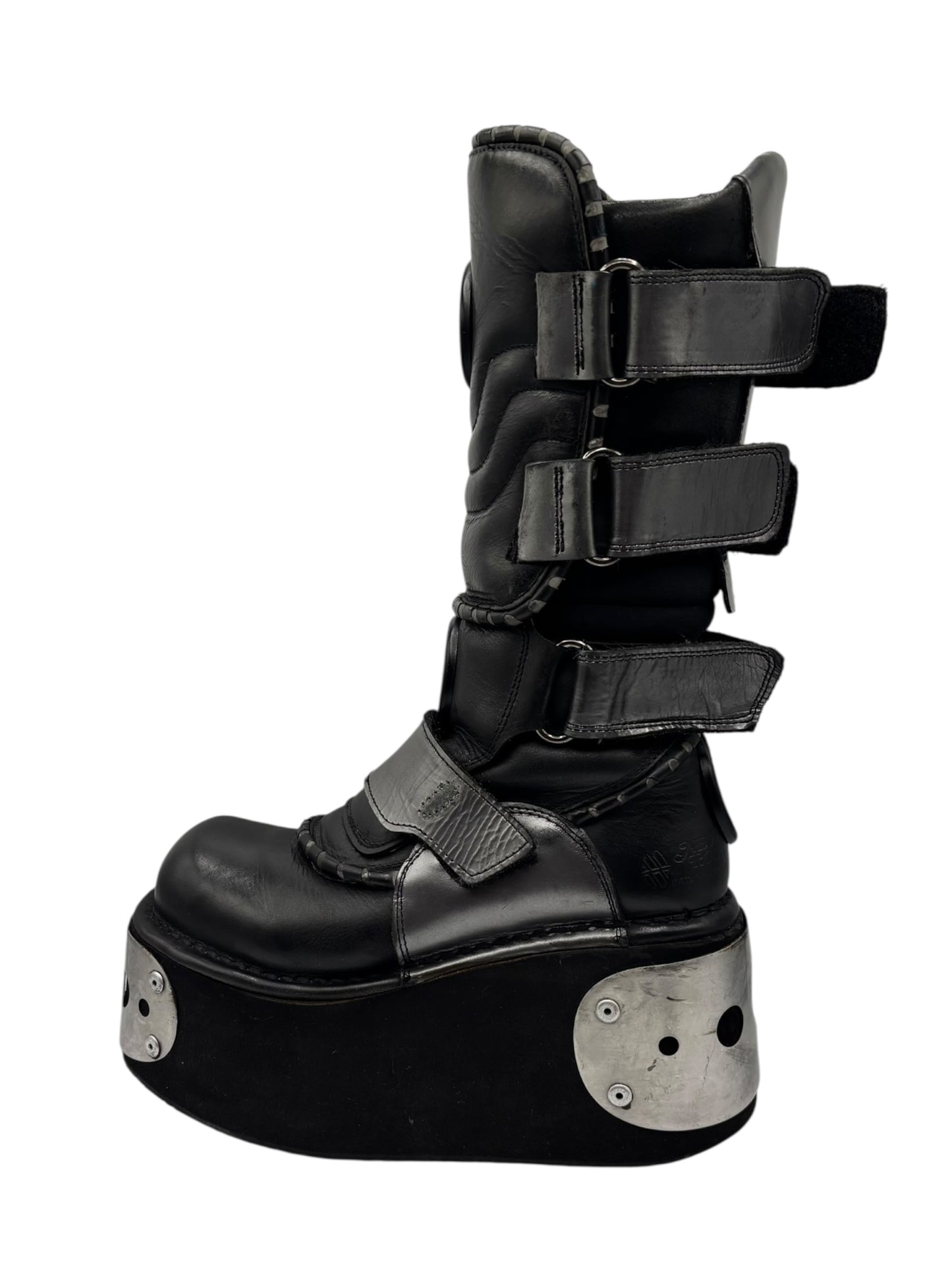 Extremely rare vintage 90s New Rock neptuno platform boots