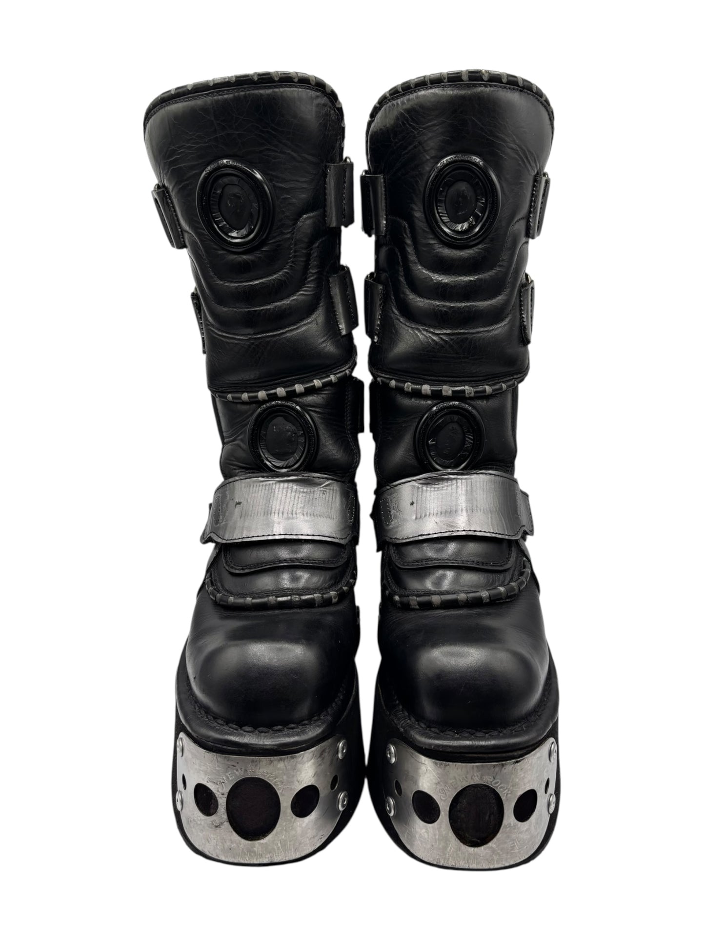 Extremely rare vintage 90s New Rock neptuno platform boots
