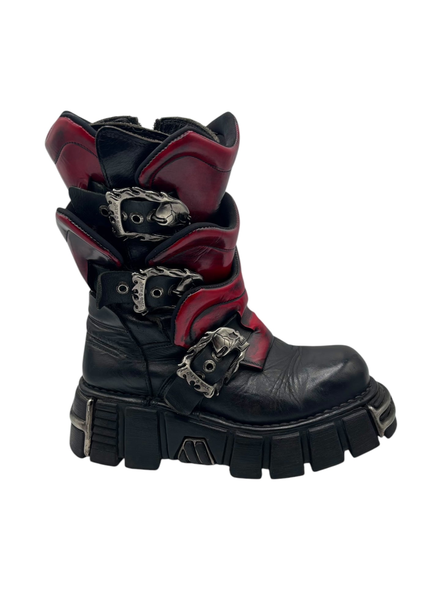 SUPER RARE vintage New Rock red dragon boots