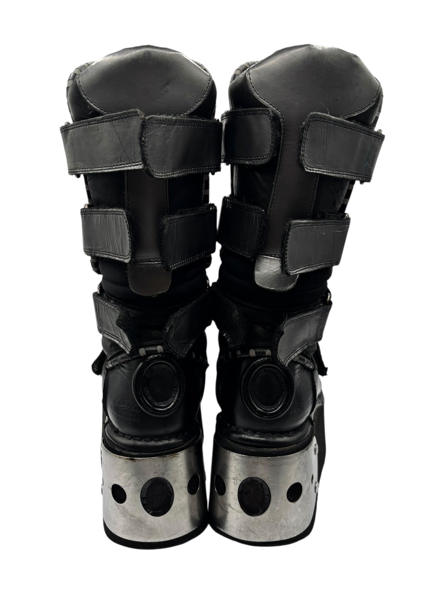 Extremely rare vintage 90s New Rock neptuno platform boots