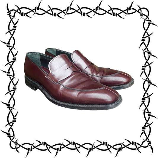 Vintage unisex Prada leather loafers