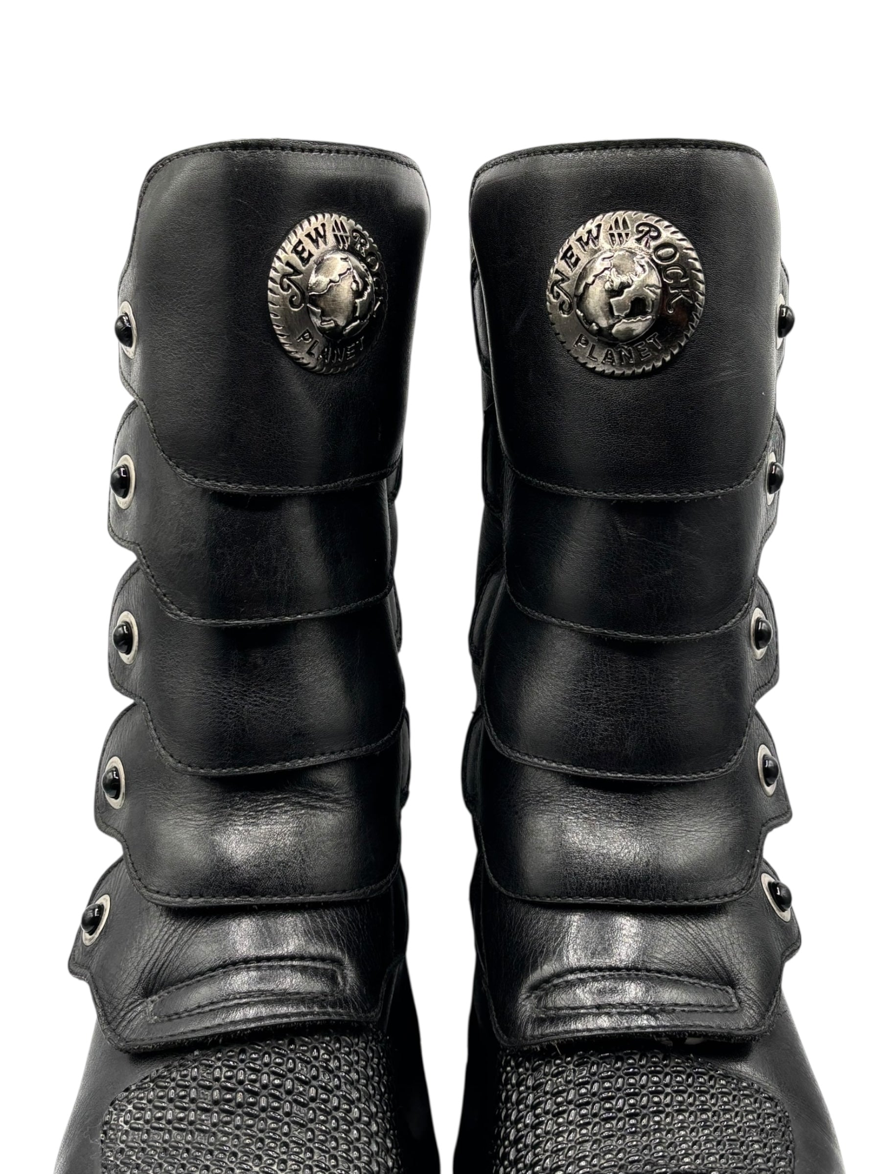 Vintage 90s New Rock armoured neptuno platform boots – NRKSHOP
