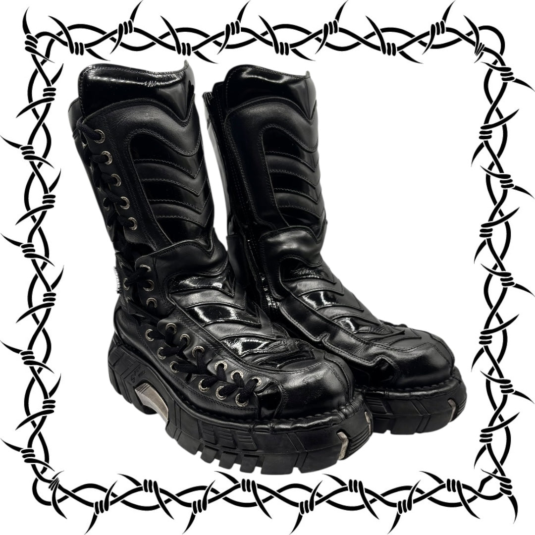 RARE vintage New Rock trailer platform boots