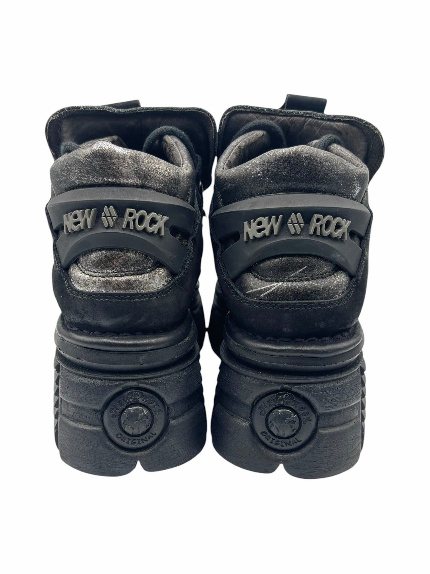 Rare vintage New Rock patterned M106 platform boots